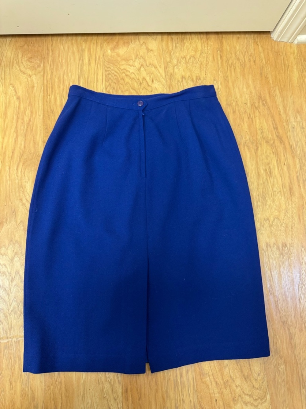 Albert Nipton Blue Suit Skirt - Picture 7 of 8